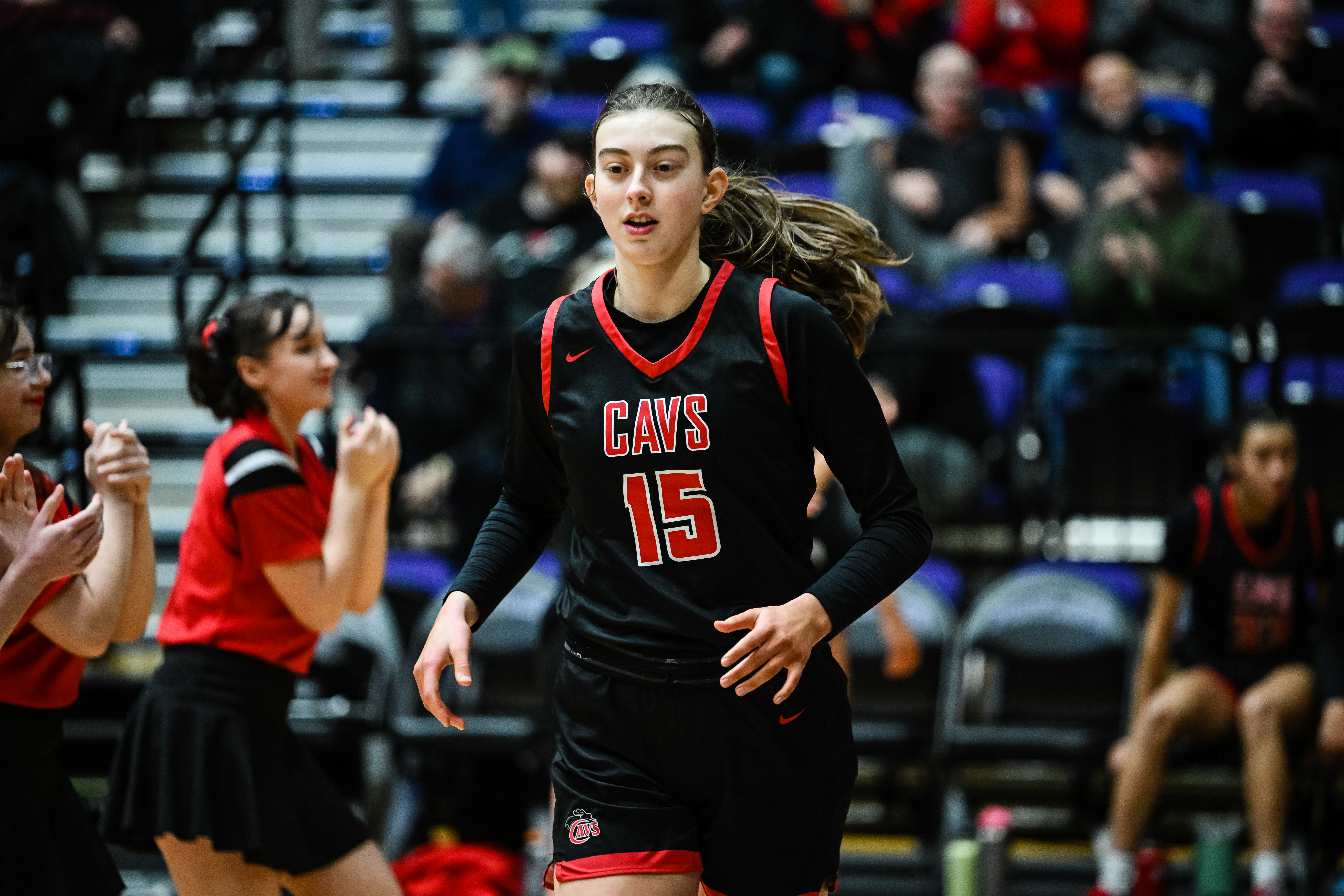 Clackamas Beaverton 6A Oregon girls basketball quarterfinal Naji Saker 1 -2